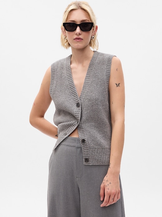 Gap sleeveless sweater hotsell