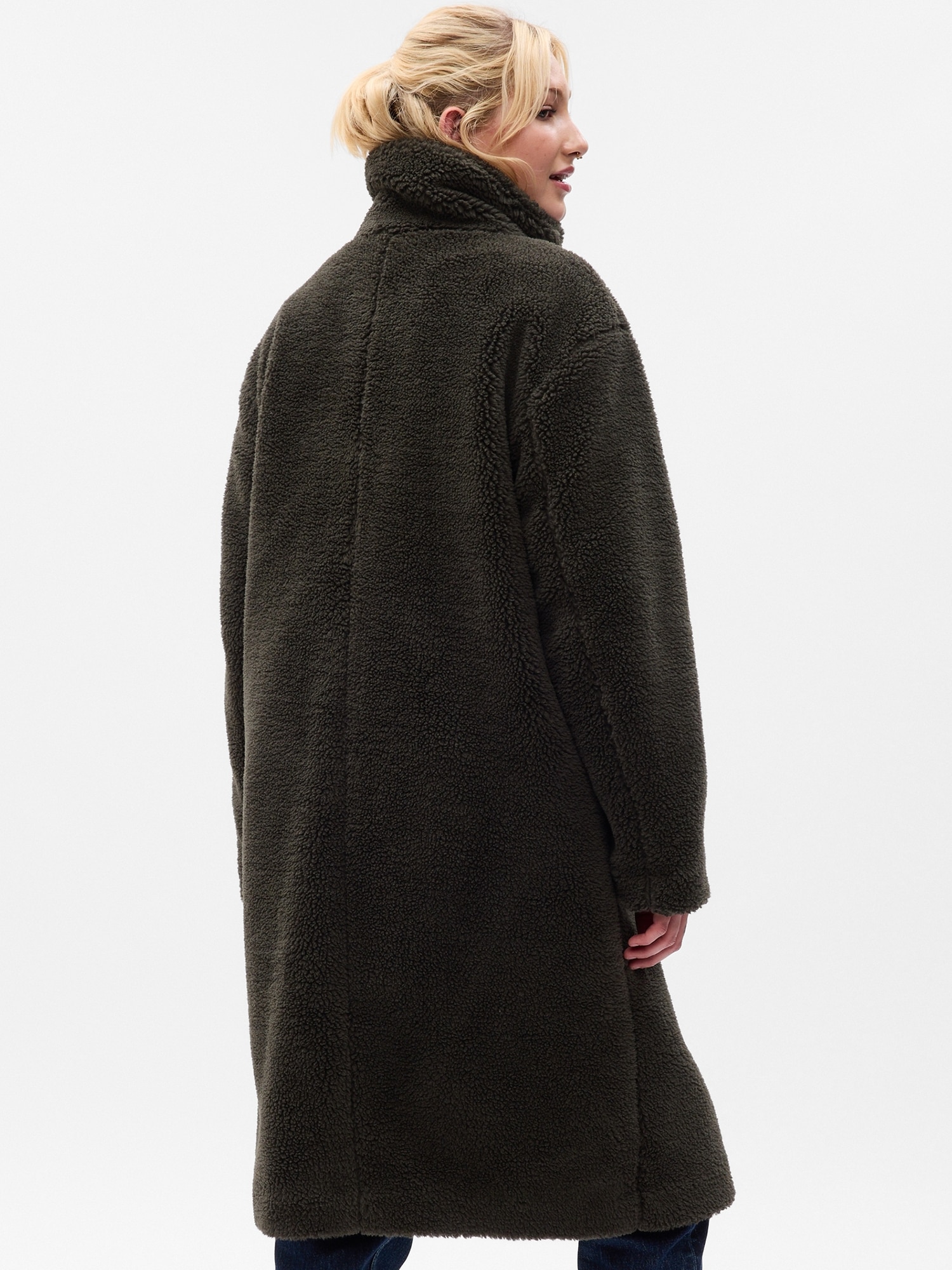 Long Sherpa Coat | Gap