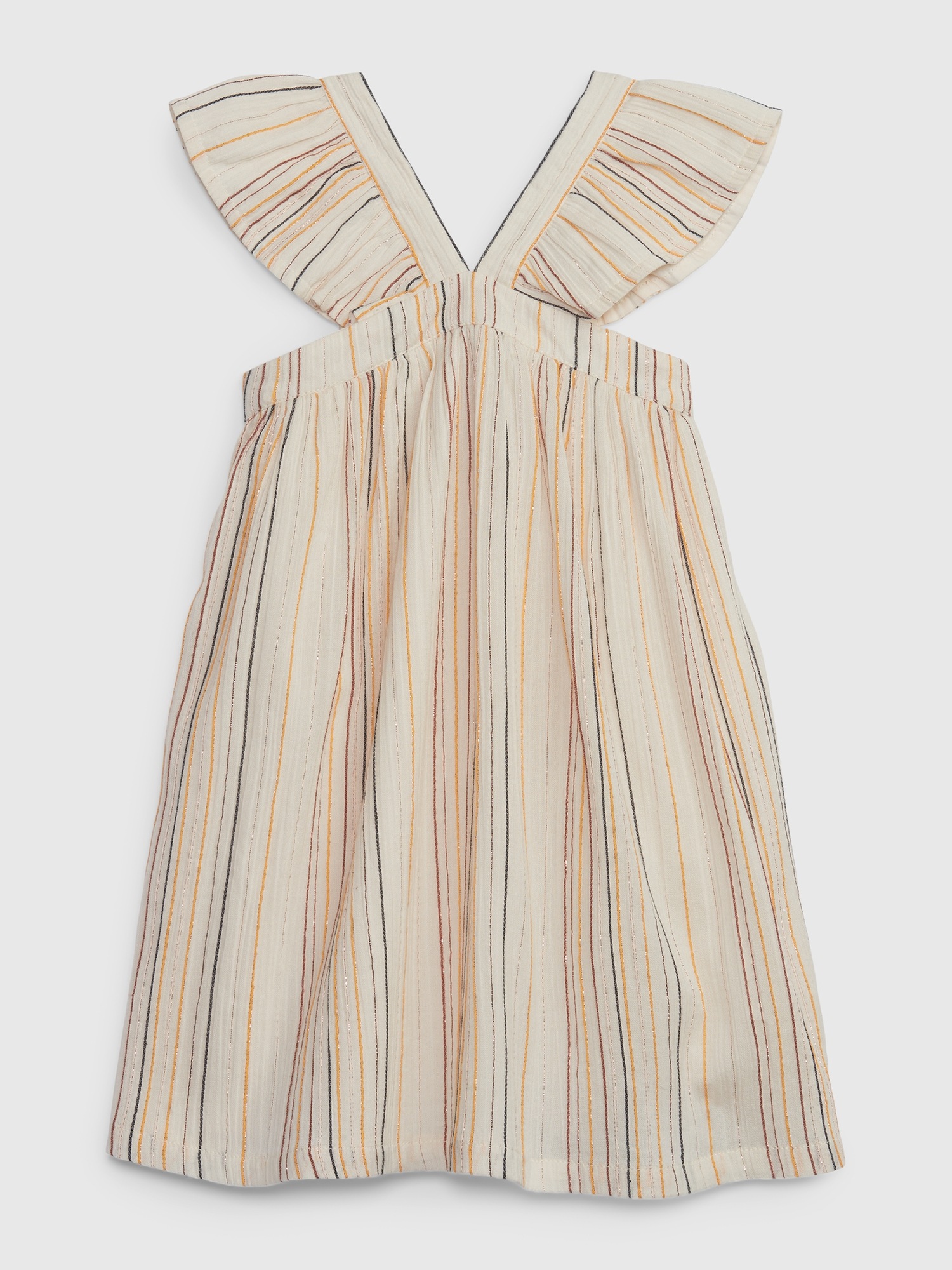 Toddler Shiny Flutter Sleeve Dress Gap