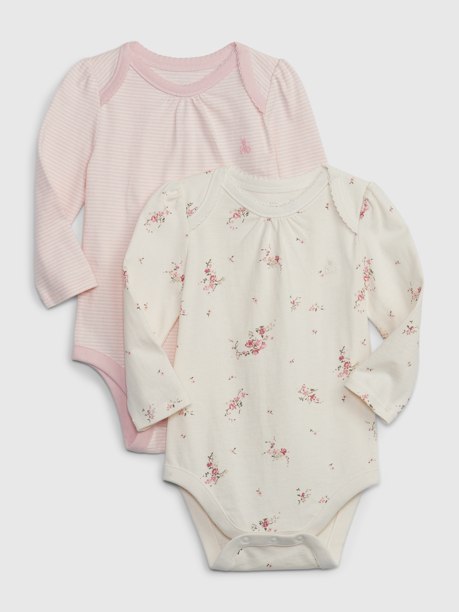 Gap Baby First Favorites Organic CloudCotton Bodysuit (2-Pack)