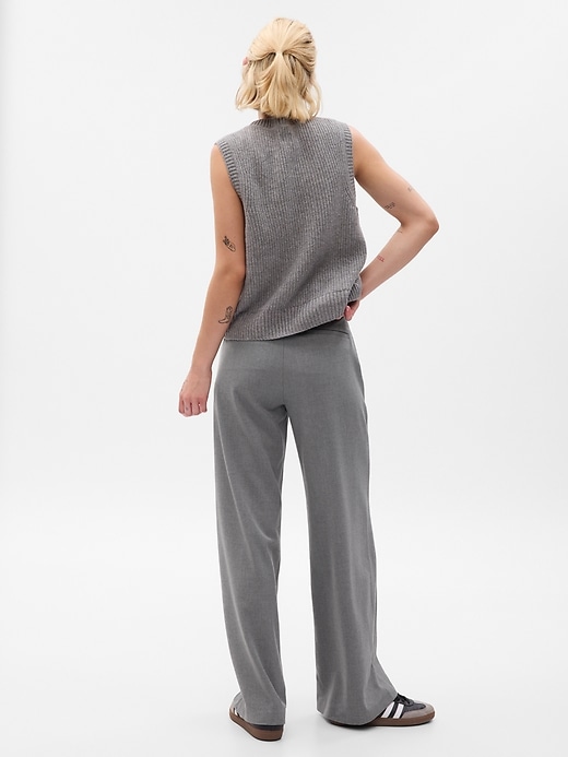 Image number 2 showing, High Rise Wide-Leg Trousers