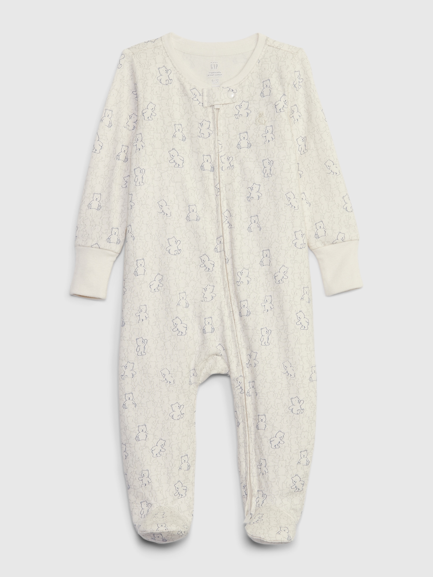 Baby First Favorites Organic CloudCotton Footed One-Piece