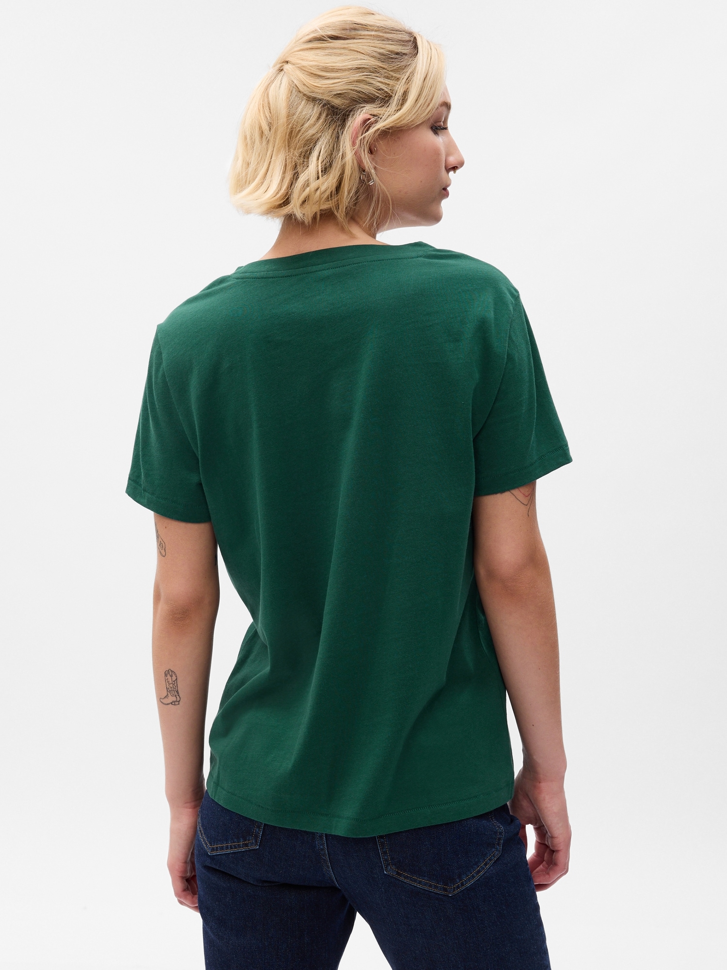 100% Organic Cotton Vintage Crewneck T-Shirt