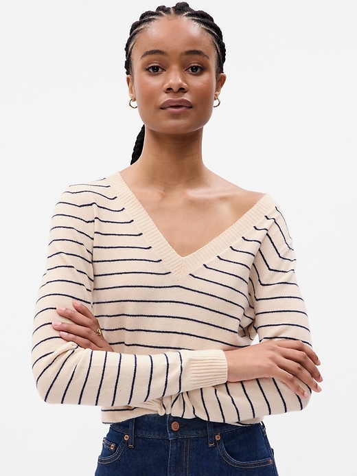 Image number 10 showing, CashSoft V-Neck Sweater