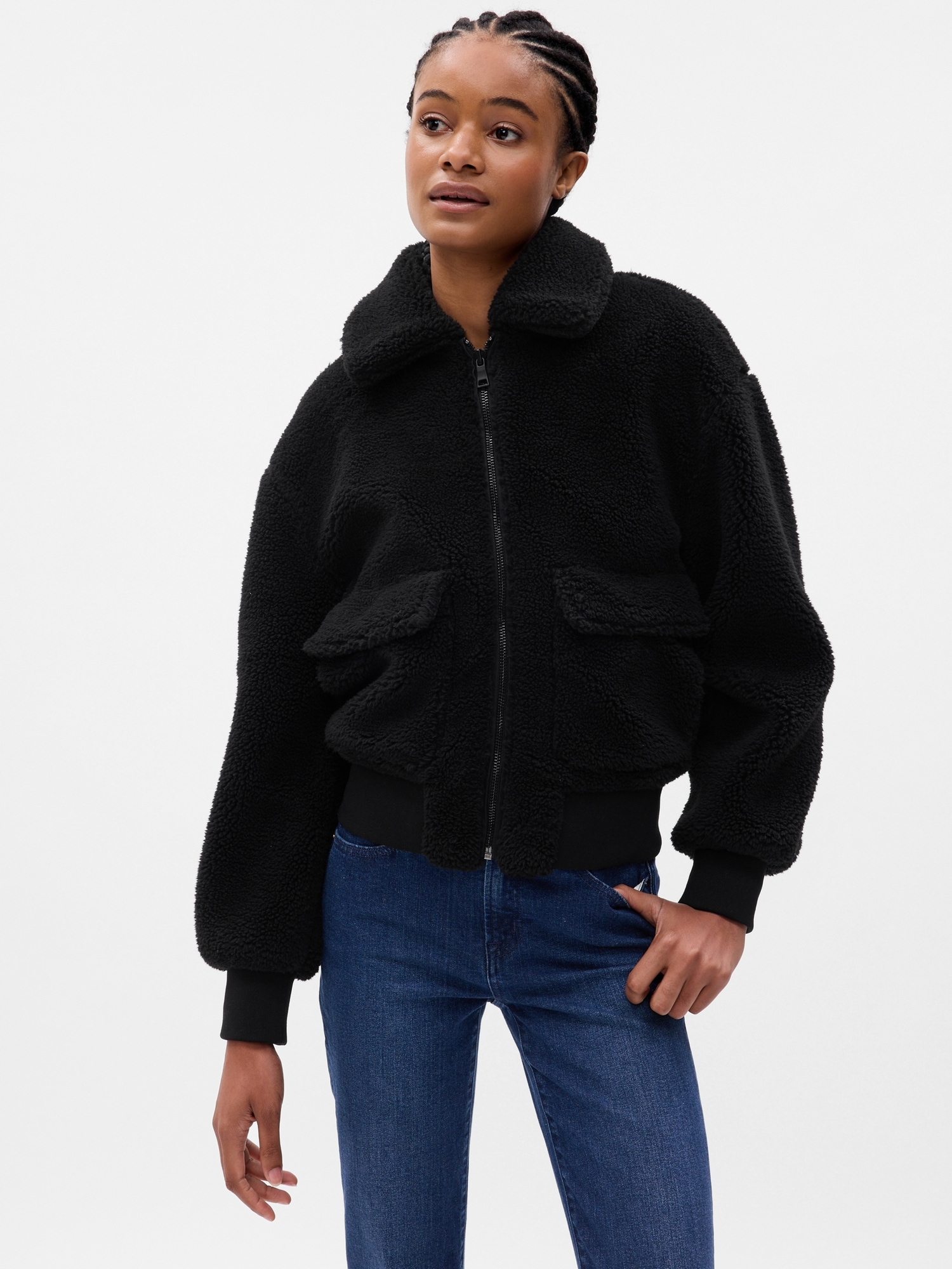 Sherpa Moto Jacket | Gap