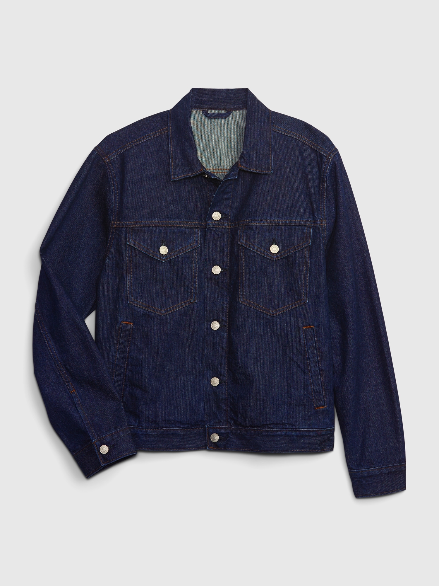 Gap icon denim jacket black outlet