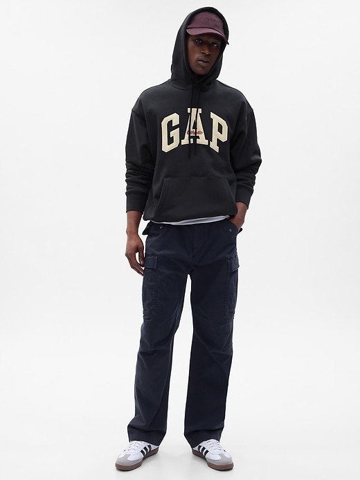 GAP mens Logo Sweatshirt B08 Grey XS at Amazon Men's