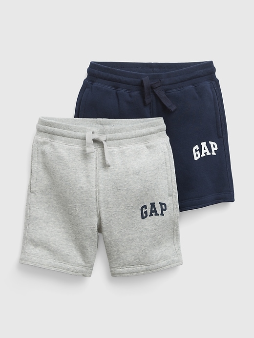 View large product image 1 of 3. Toddler Gap Logo Sweat Shorts (2-Pack)