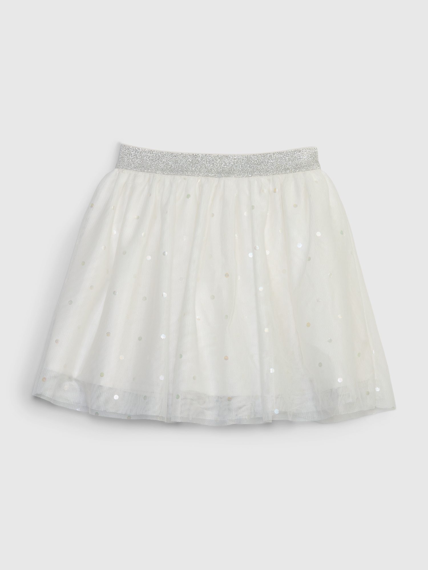 Toddler Metallic Dot Tulle Skirt