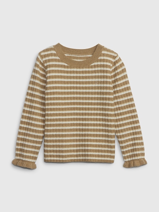 Image number 1 showing, Toddler CashSoft Metallic Stripe Sweater