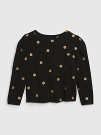 View large product image 1 of 1. Baby & Toddler Organic Cotton Mix & Match Pocket T-Shirt