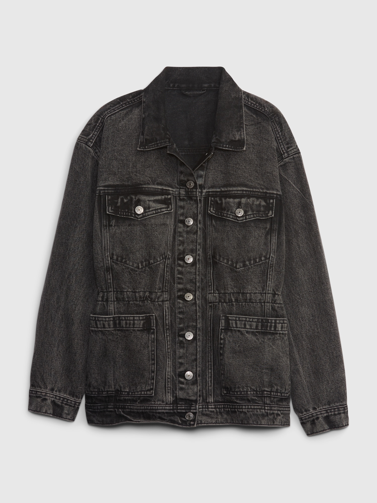 Cinched Denim Jacket | Gap