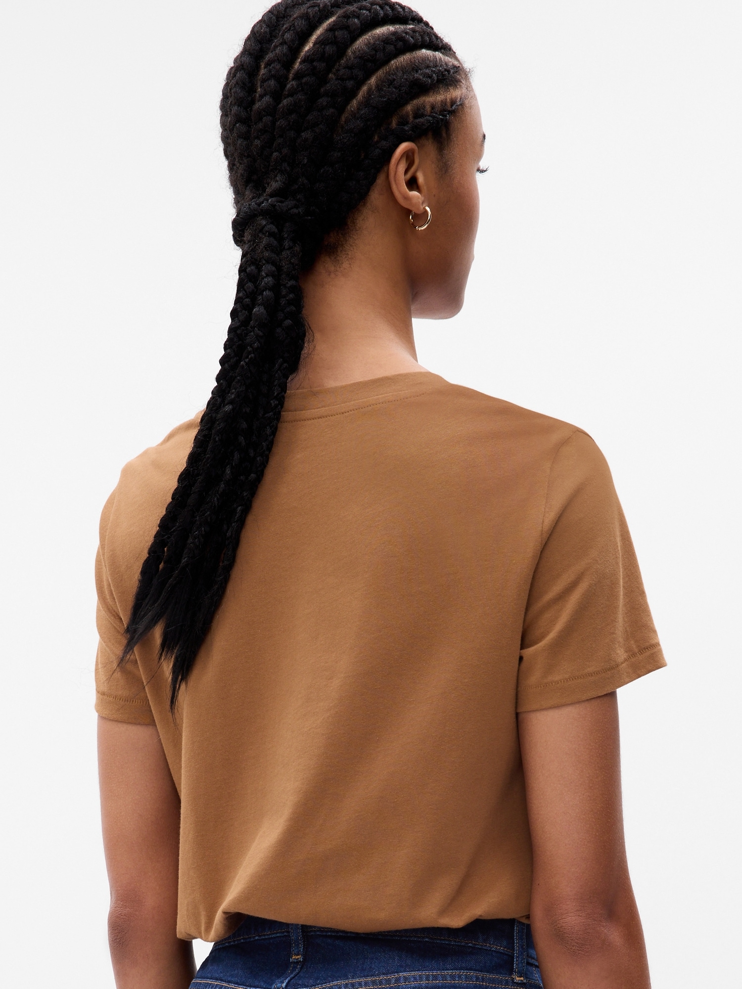 100% Organic Cotton Vintage Crewneck T-Shirt