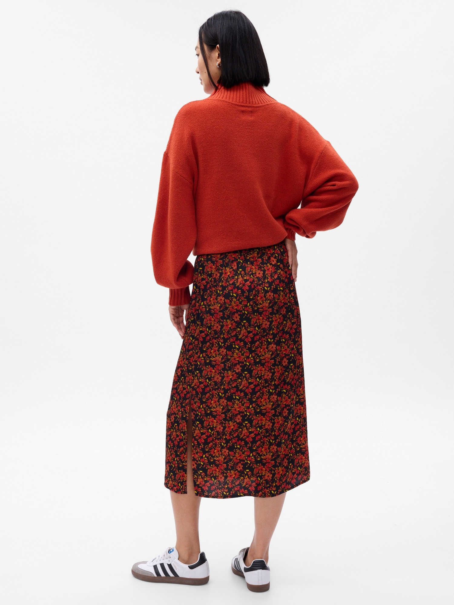 Floral Midi Skirt | Gap