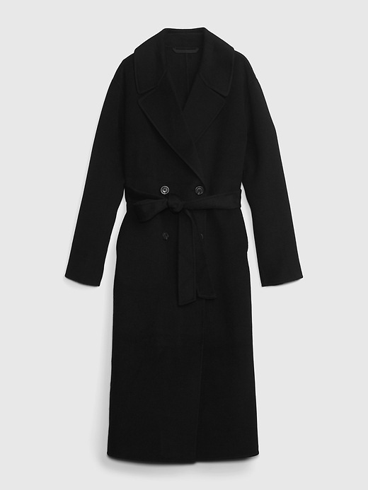 Relaxed Wool Wrap Coat | Gap