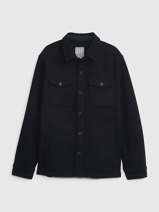 ジャケット・アウター 00s OLD GAP melton wool swing top BLK Gap VINTAGE Men's Heavyweight Wool with Sherpa Interior Mid