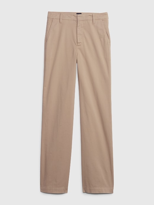 Image number 6 showing, High Rise Flare Khakis