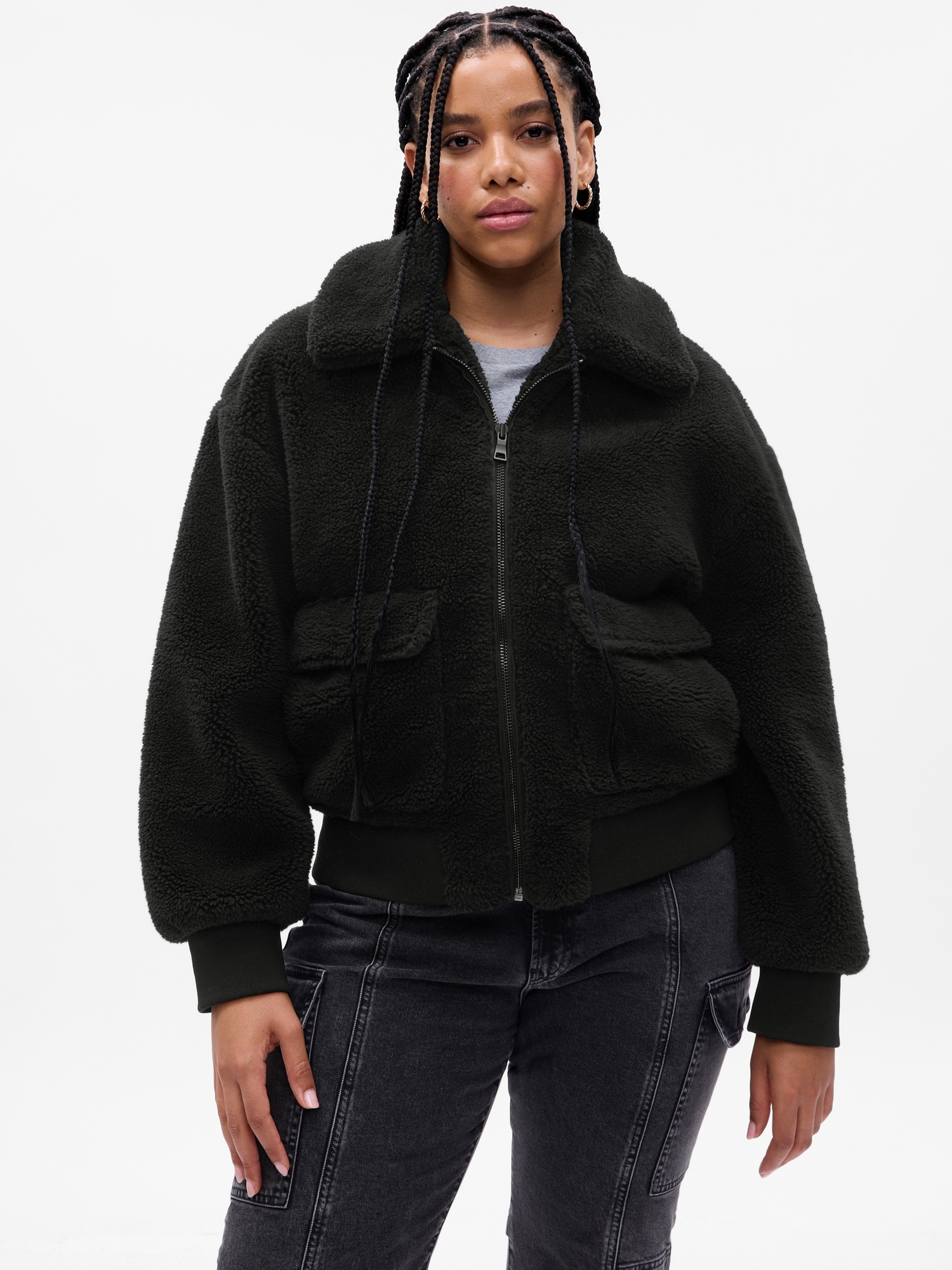 Sherpa Moto Jacket | Gap