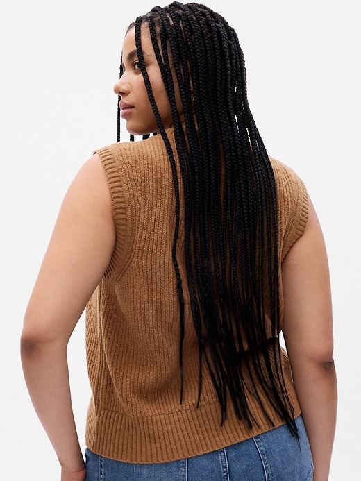 Image number 8 showing, CashSoft Rib Sweater Vest
