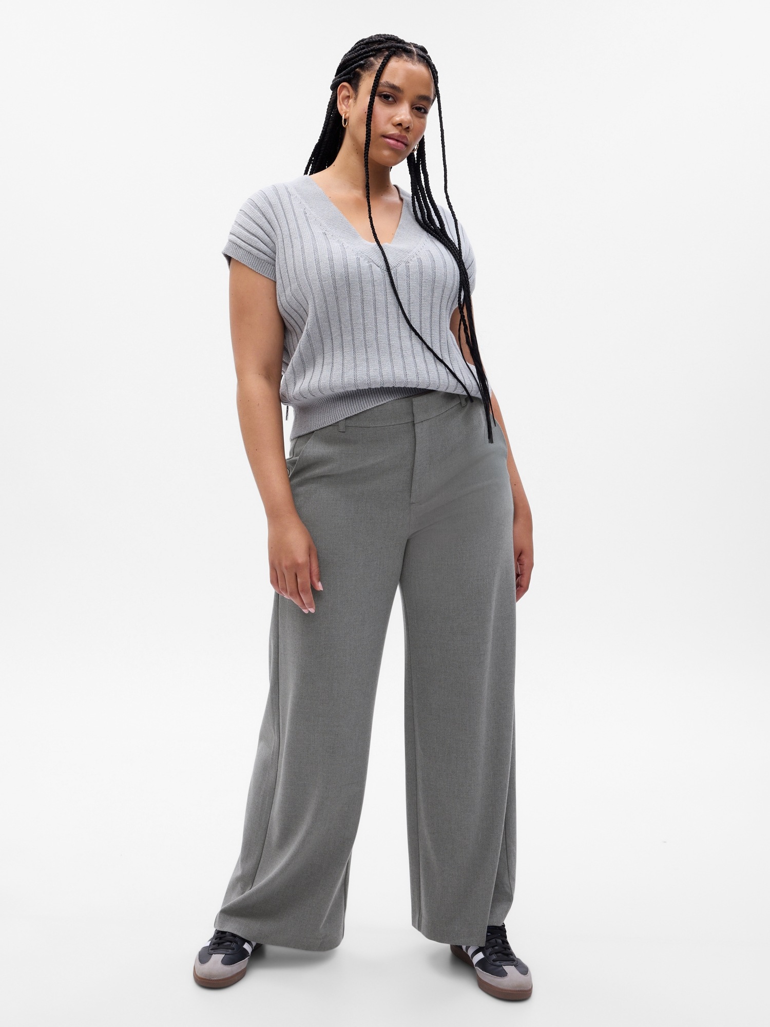High Rise Wide-Leg Trousers | Gap High Rise Wide-Leg Trousers | Gap