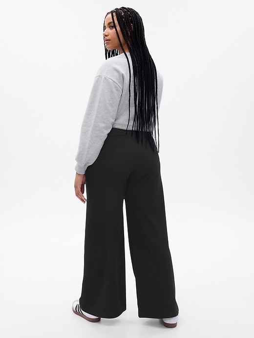 Image number 5 showing, High Rise Wide-Leg Trousers