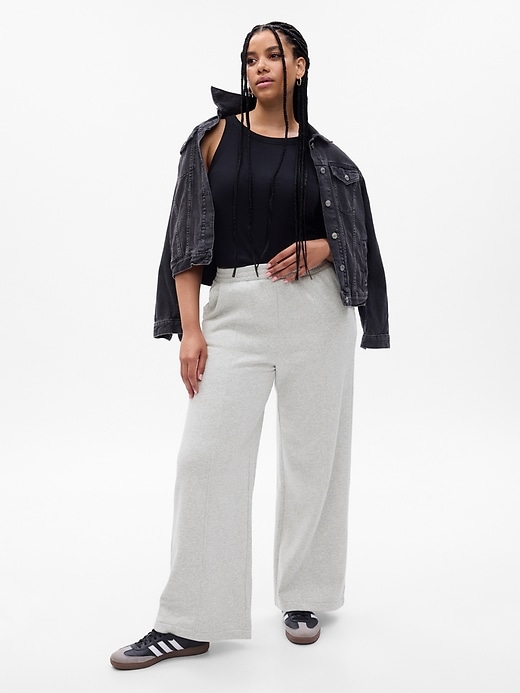 Image number 4 showing, VintageSoft Wide-Leg Sweatpants