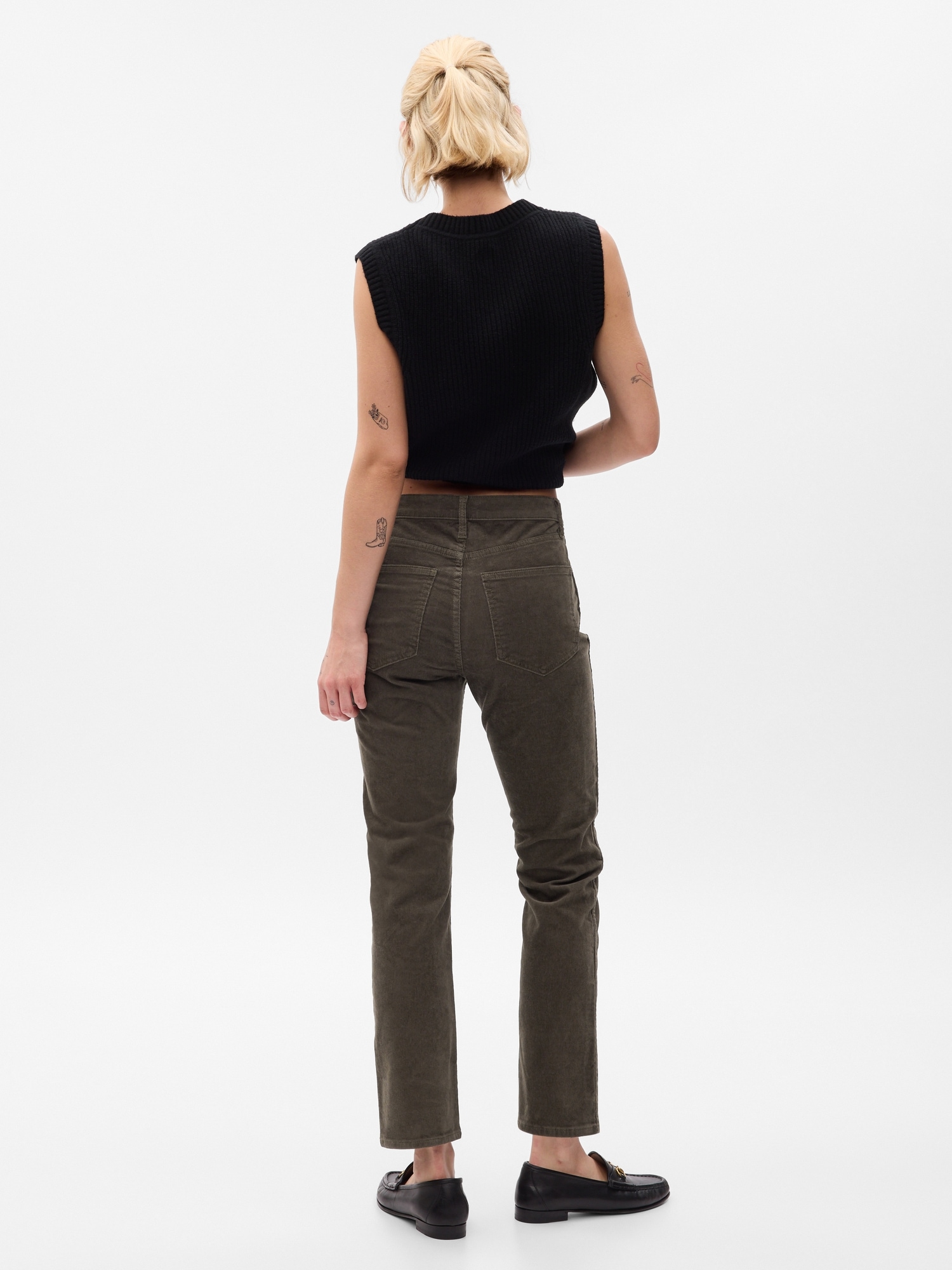 High Rise Corduroy Vintage Slim Pants | Gap