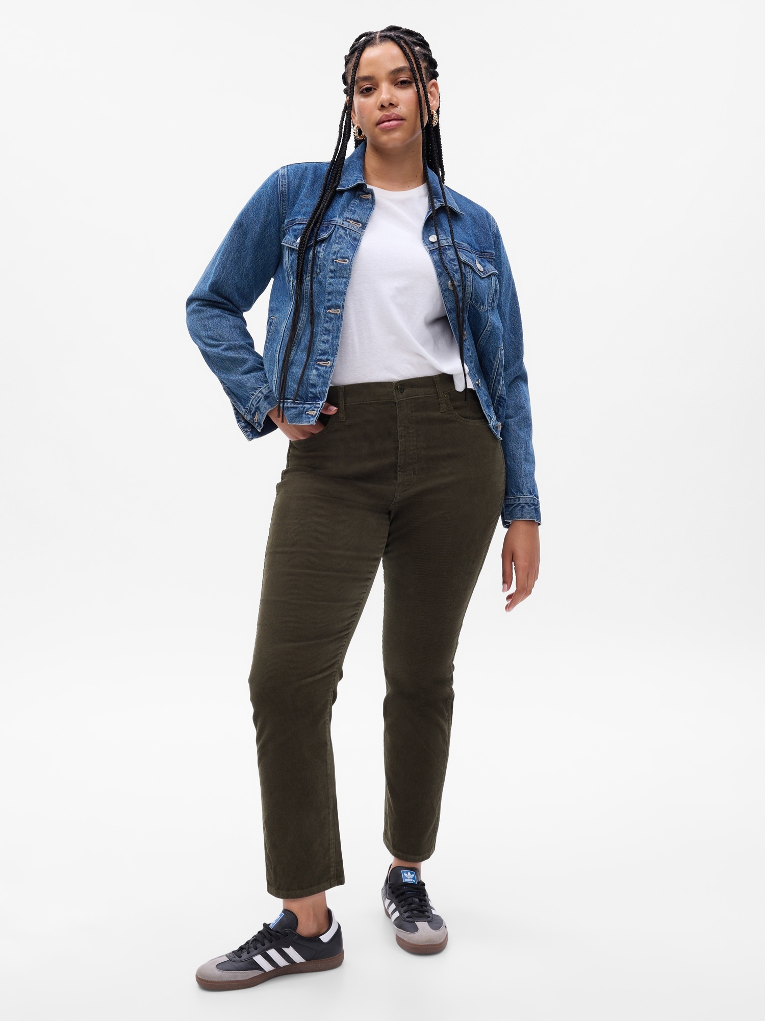 High Rise Corduroy Vintage Slim Pants | Gap