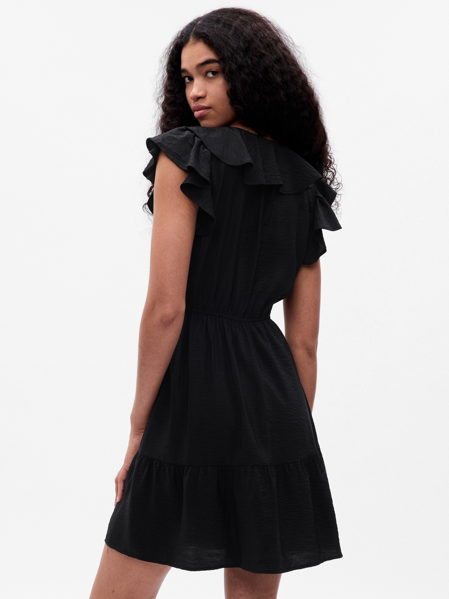 Ruffle Tiered Mini Dress
