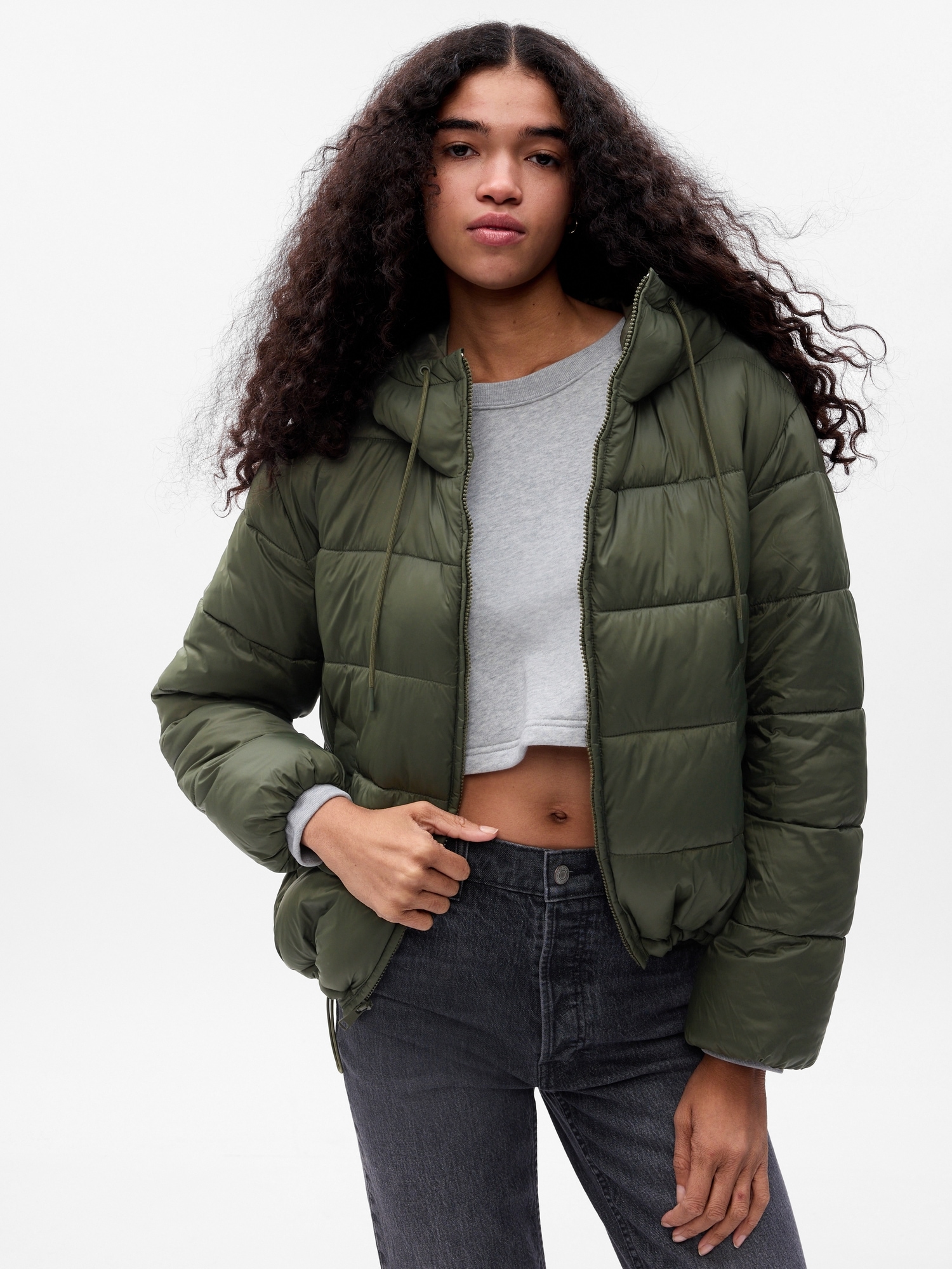 Recycled Lightweight Puff Jacket | Gap