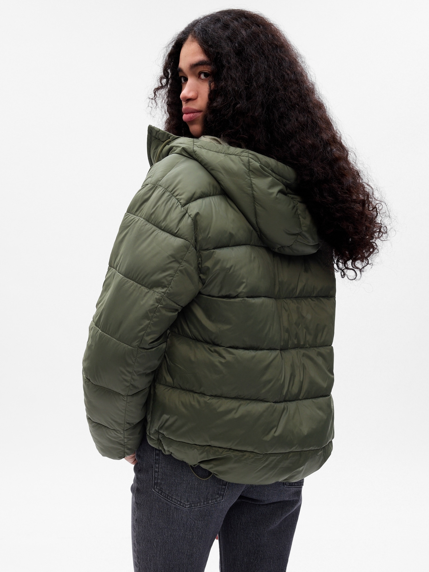 Recycled Lightweight Puff Jacket | Gap