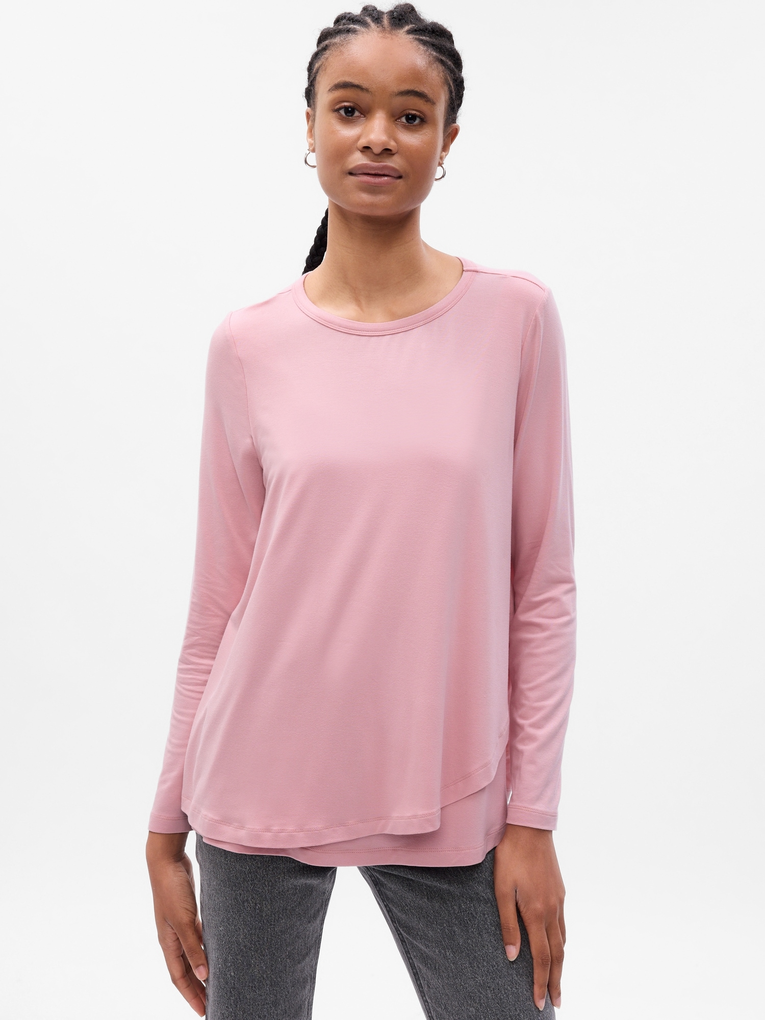 Gap Maternity Double-Layer Nursing T-Shirt