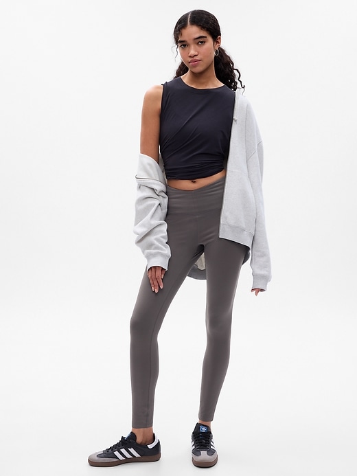 GapFit Brushed Tech Jersey Leggings | Gap