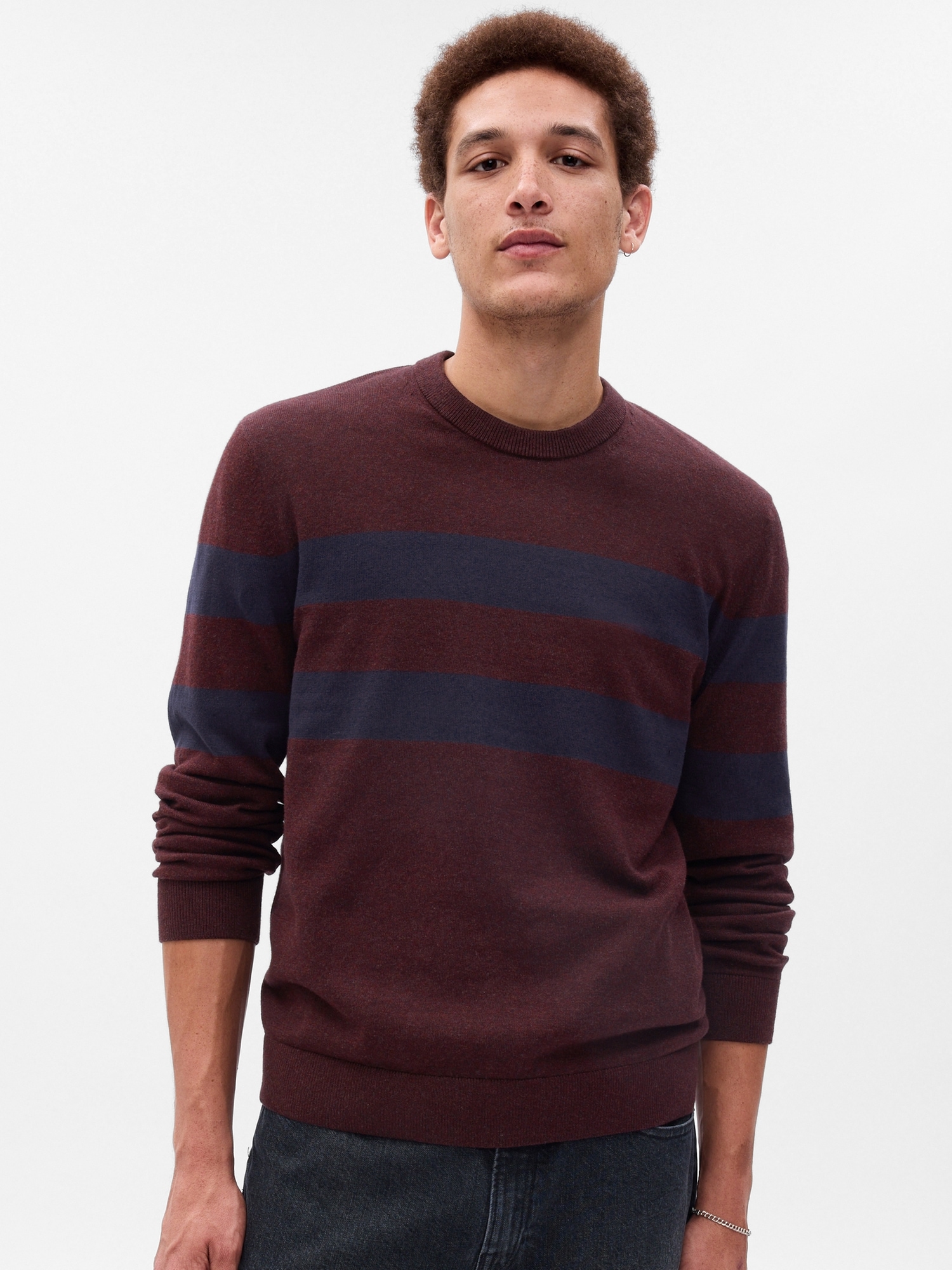 Striped Crewneck Sweater | Gap