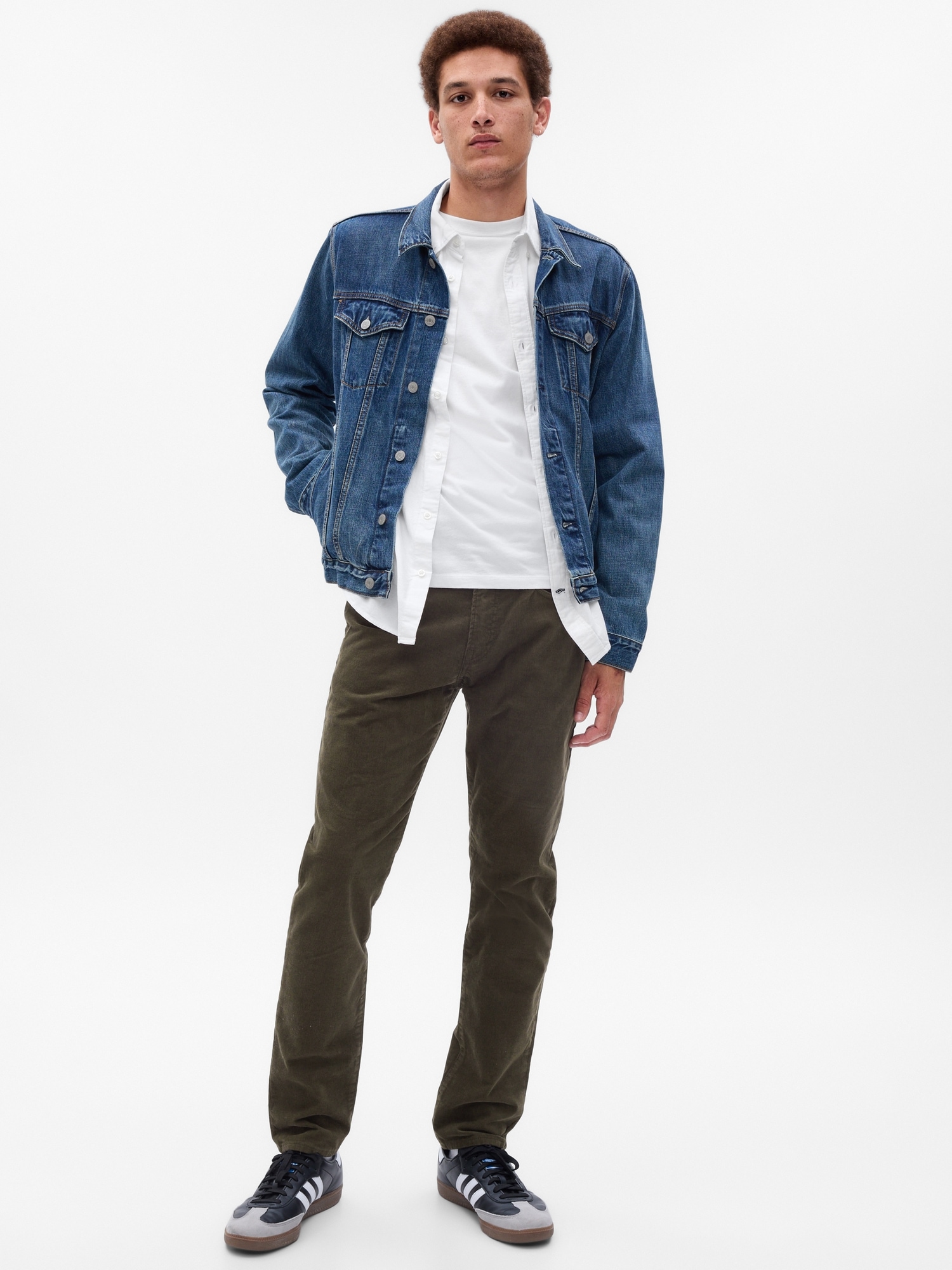 Corduroy Slim Pants in GapFlex