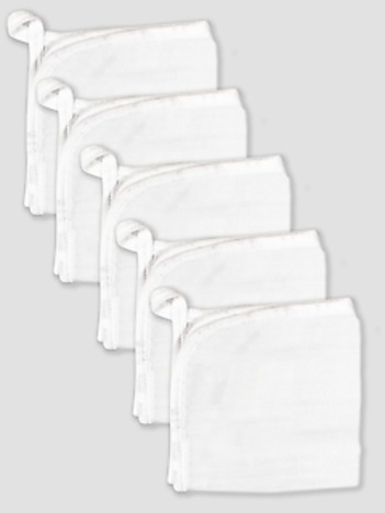 Honest Baby Clothing Five Pack Organic Cotton Triple Layer Woven Washcloths