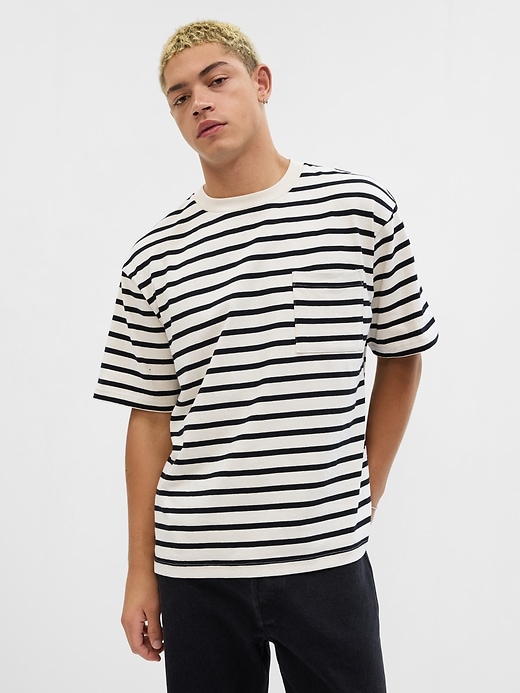 Image number 7 showing, Heavyweight Relaxed Fit Pocket T-Shirt