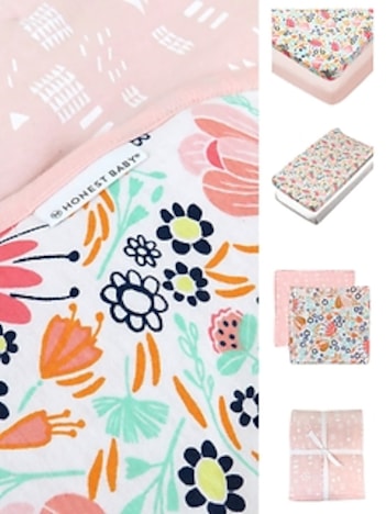 Honest Baby Clothing Sweet Dreams Nursery Necessities Seven Piece Gift Set