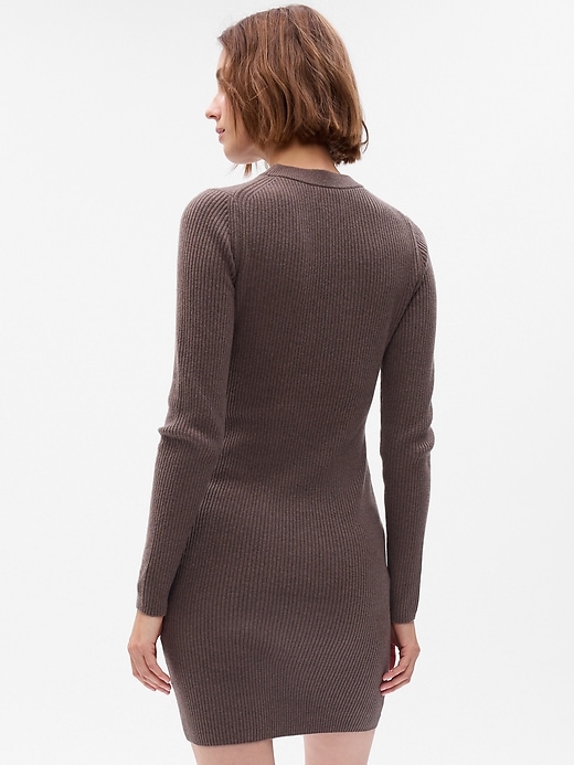 cashsoft rib mini sweater dress CashSoft Rib Mini Sweater Dress