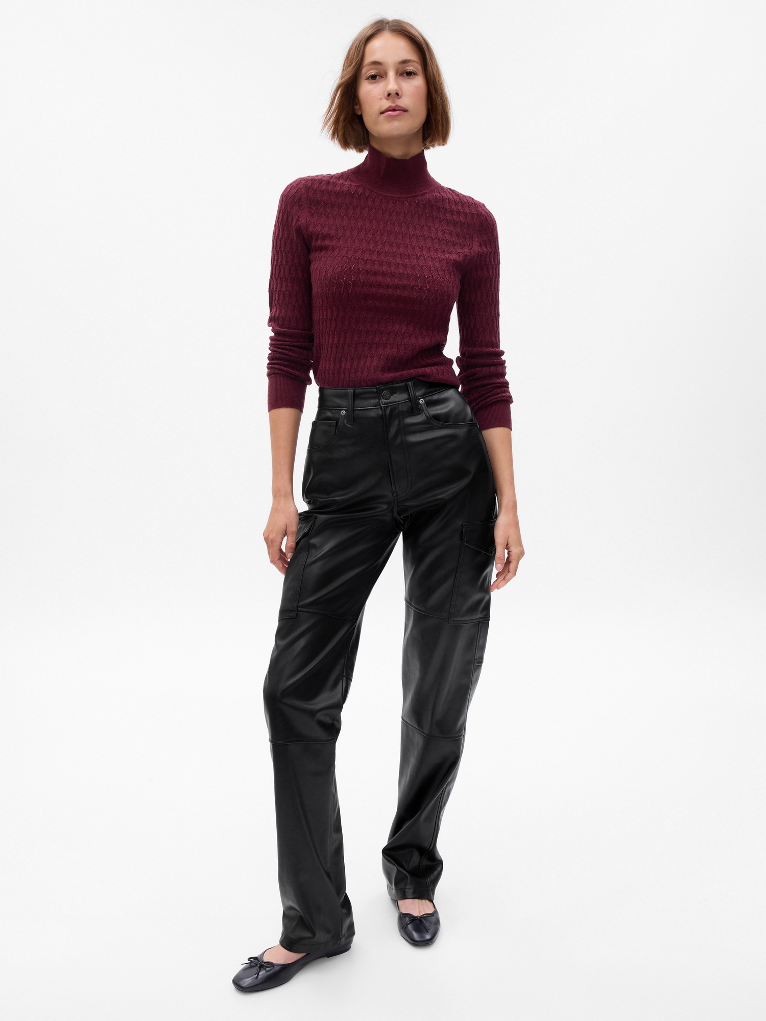 Old Navy - Textured Pointelle Space-Dyed V-Neck Sweater For Women