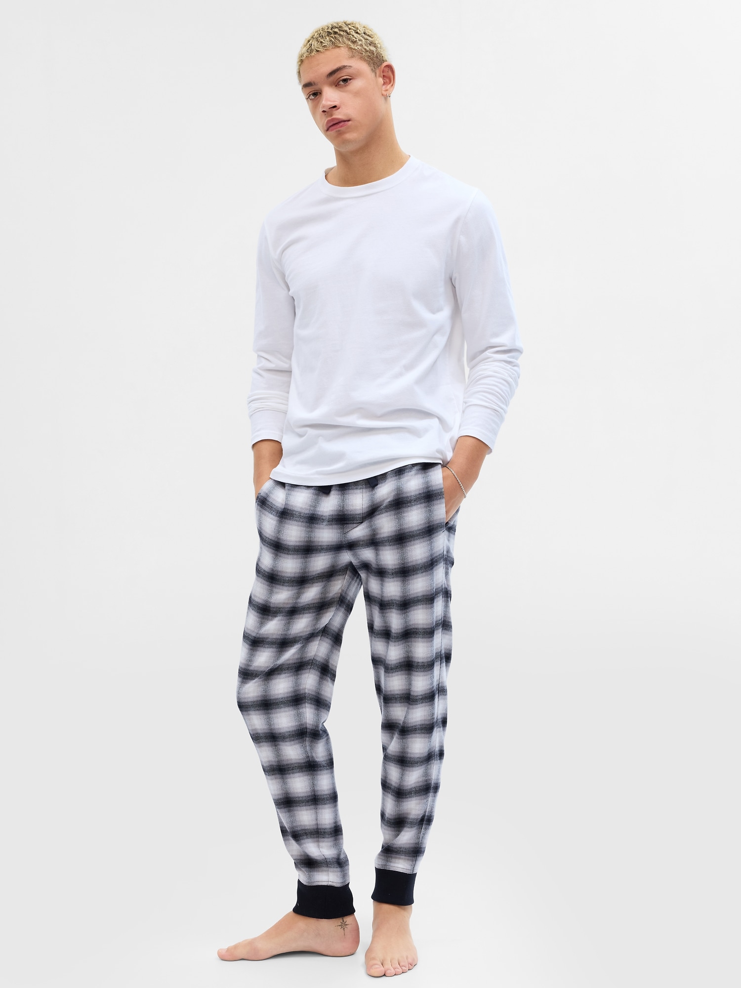 Flannel PJ Joggers Gap