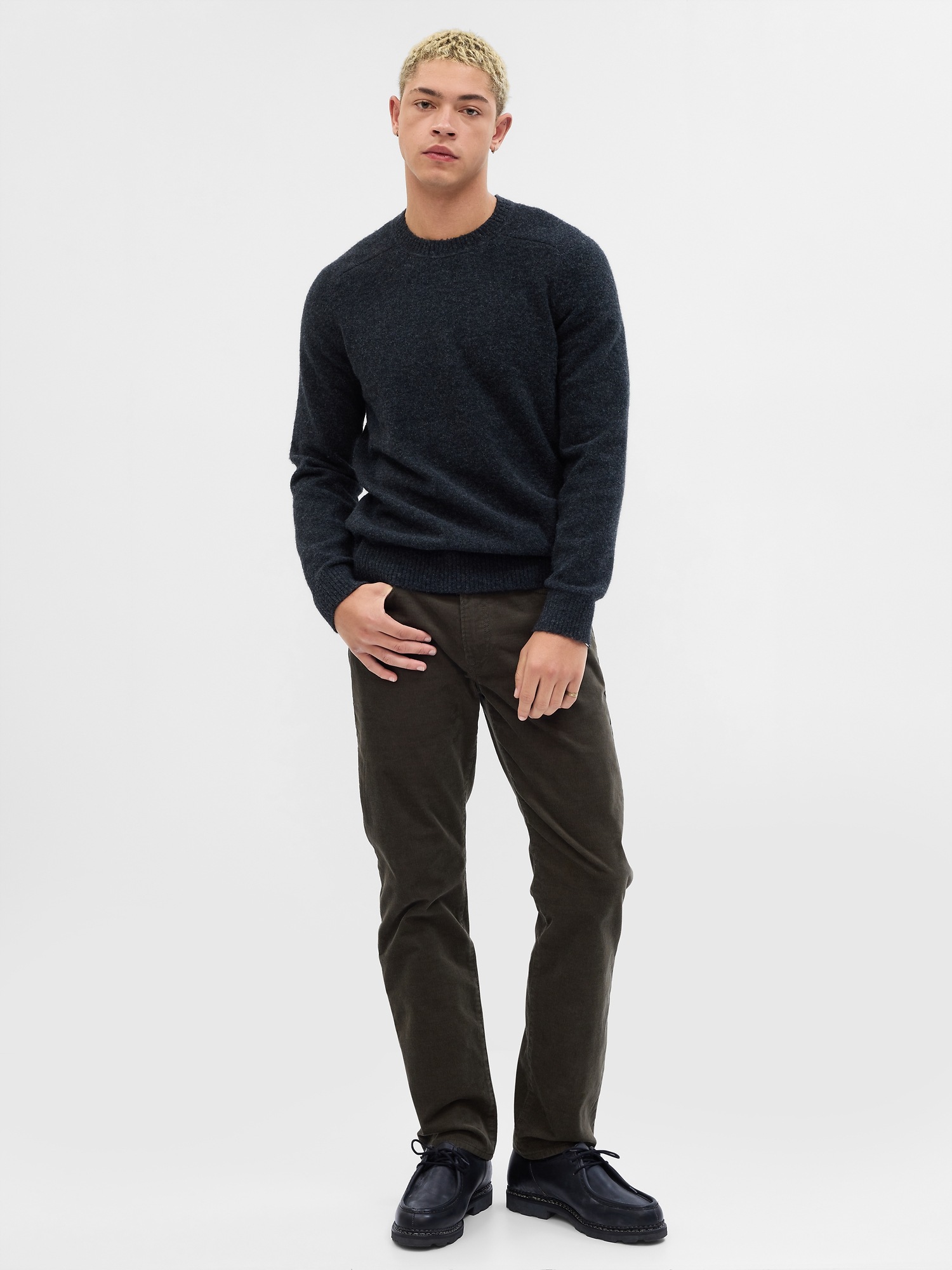 Corduroy Straight Pants In GapFlex Gap