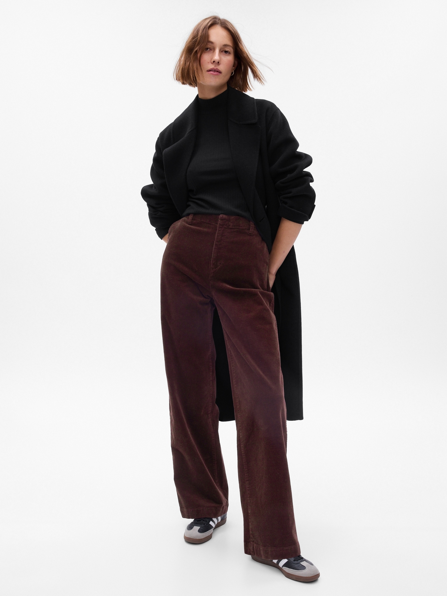 Mid Rise Loose Corduroy Pants | Gap