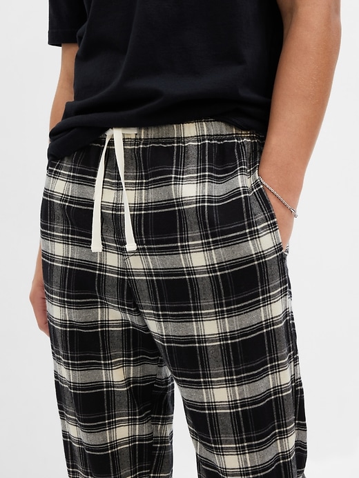 Pantalon Gap Flannel Pj Hombre Negras Blancas Para Las Mejores