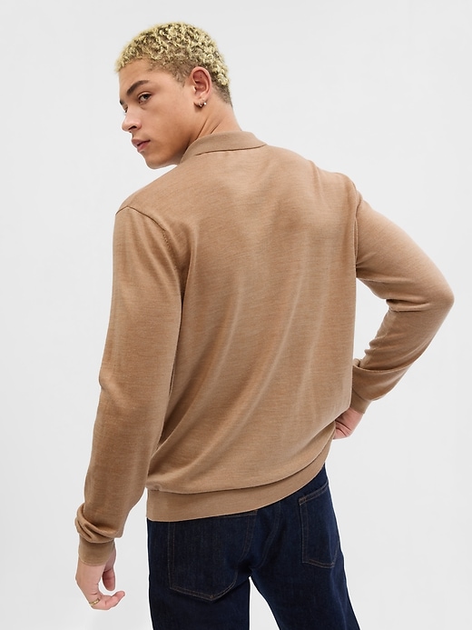 Image number 4 showing, Merino Wool Polo Shirt