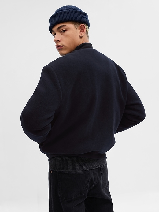 アウターその他 87MM Mmlg WOOL VARSITY JUMPER NAVY MMLGBC2J017 1398780_01.jpg.jpeg