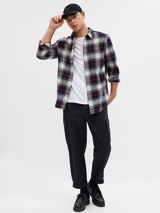 Image number 4 showing, Organic Cotton Midweight Flannel Shirt