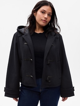Wool toggle deals coat womens