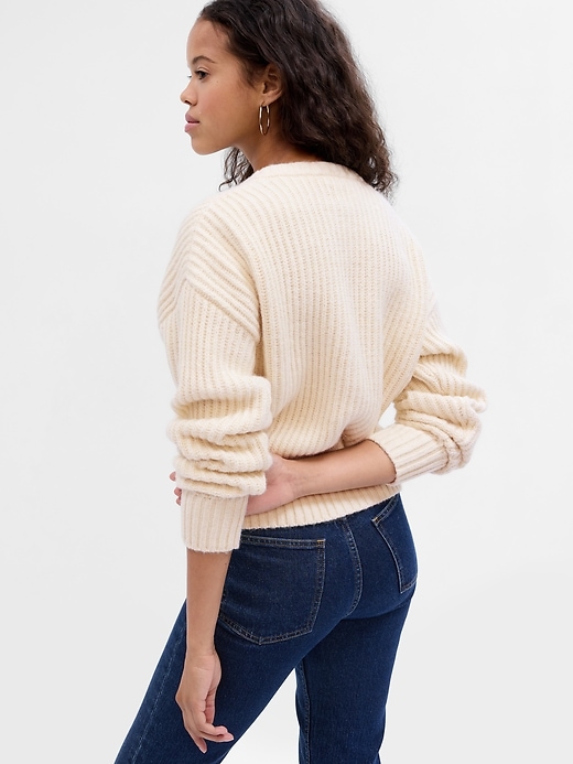 2 of 8 showing, with the color chino beige of product Shaker-Stitch Cardigan