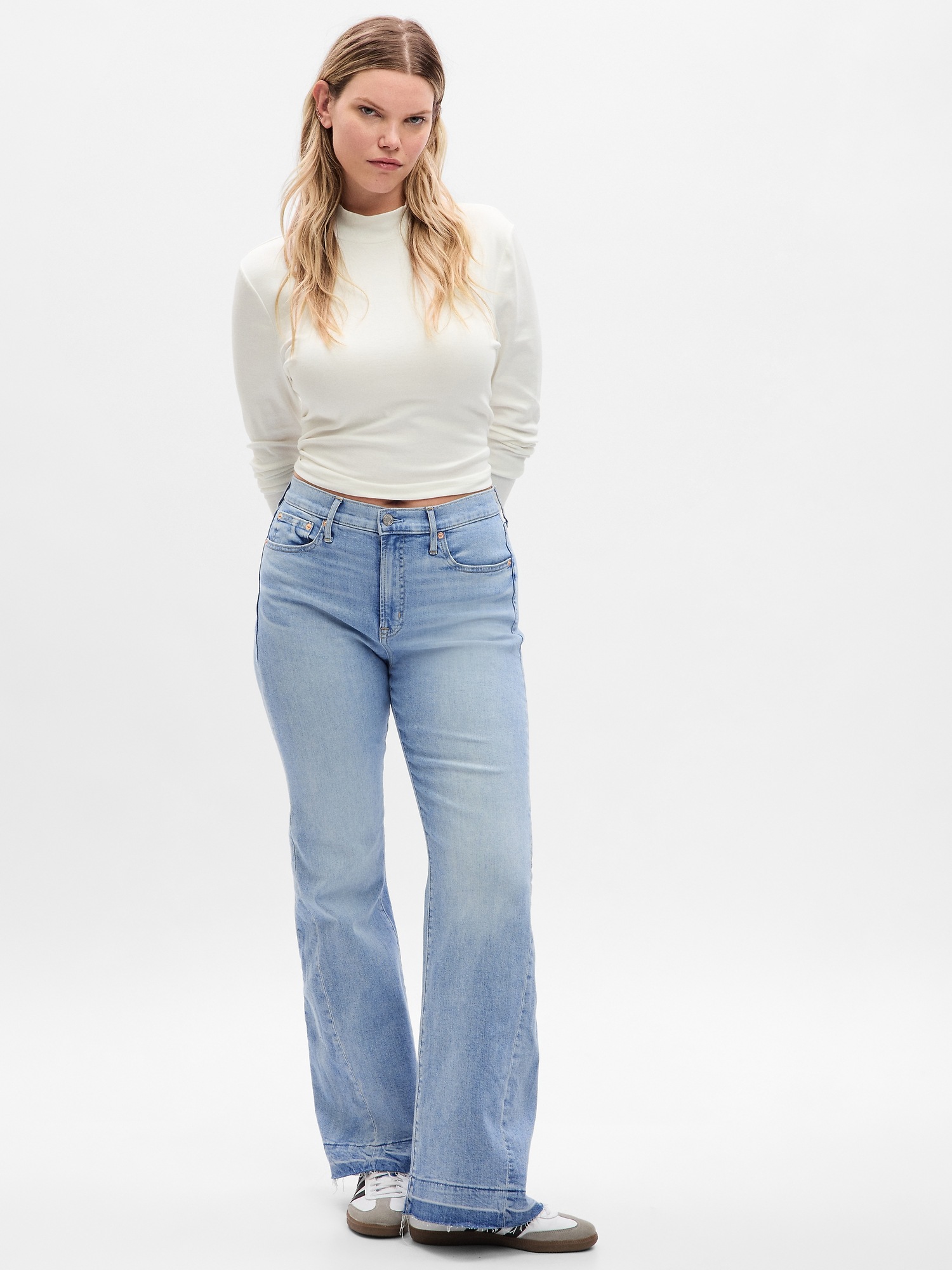 70s high rise flare jeans